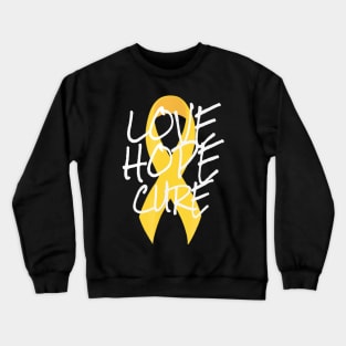 Love Hope Cure Sarcoma T shirt Sarcoma Cancer Crewneck Sweatshirt